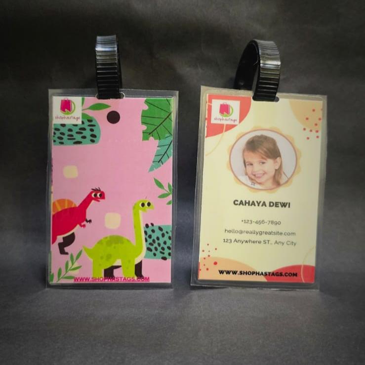 Kids bag tag