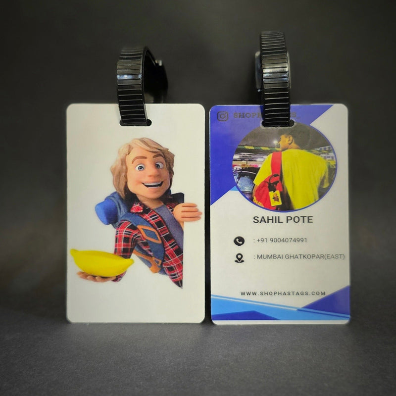 Custom Luggage Tags with Name and Photo