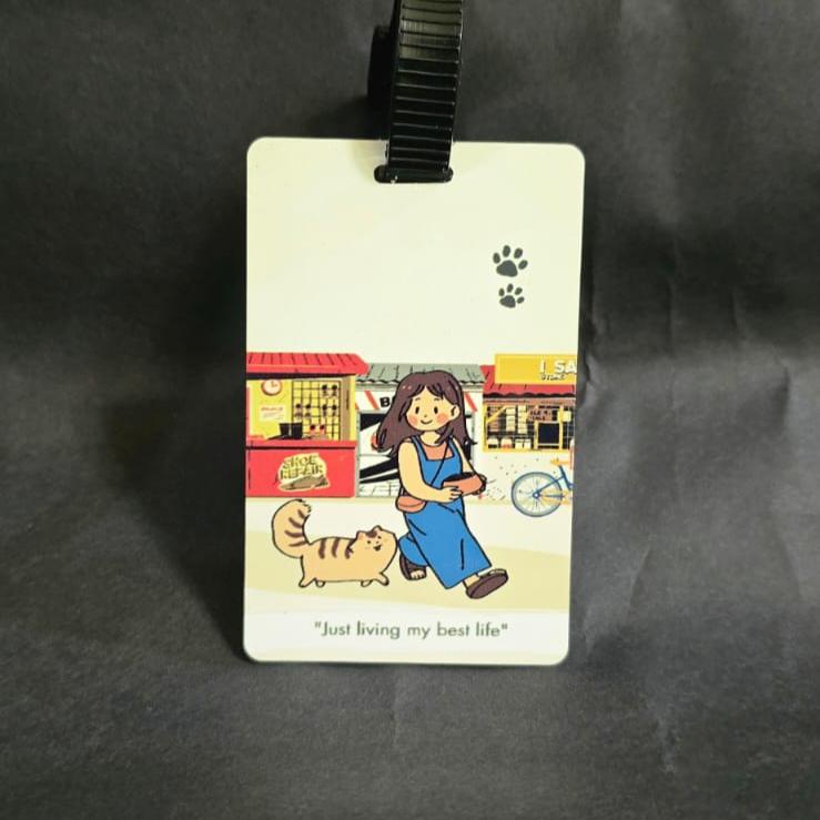 Ladies bag tag