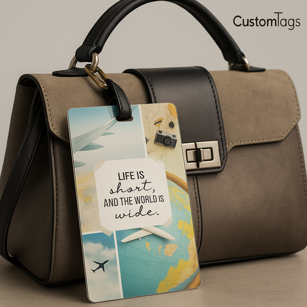 Buy Personalized Ladies Bag Tags | Custom Name Tags for Bags & Luggage
